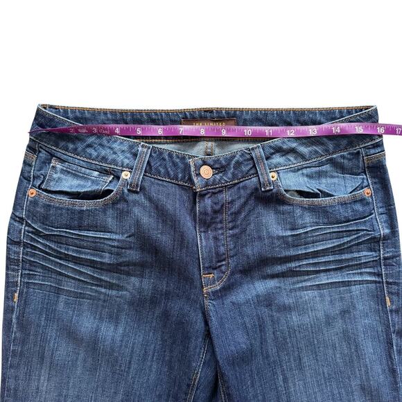 The Limited Jeans Womens 8 Bootcut Stretch Denim Flap Pockets Y2K boot cut - Picture 6 of 13